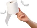 McKesson Toilet Paper Roll. Pack of 80 Tissue Paper 4" x 4.5" White 2-Ply Ultra-Soft Toilet Tissue Standard Size Cored Roll 500 Sheets Bathroom Tissue