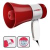 5Core Megaphone Bullhorn Speaker 30W Bull Horn Rechargeable Mini Cheer Megafono 800 Yards Range Loudspeaker W Siren Recording Ergonomic Handle for Coa