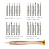 25 in 1 Multipurpose Precision Screwdriver Wallet Kit Repair Tools