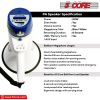 5Core Megaphone Bullhorn Speaker 20W Bull Horn Battery Power Cheer Megafono 300 Meters Range Loudspeaker W Siren Recording Ergonomic Handle for Coache