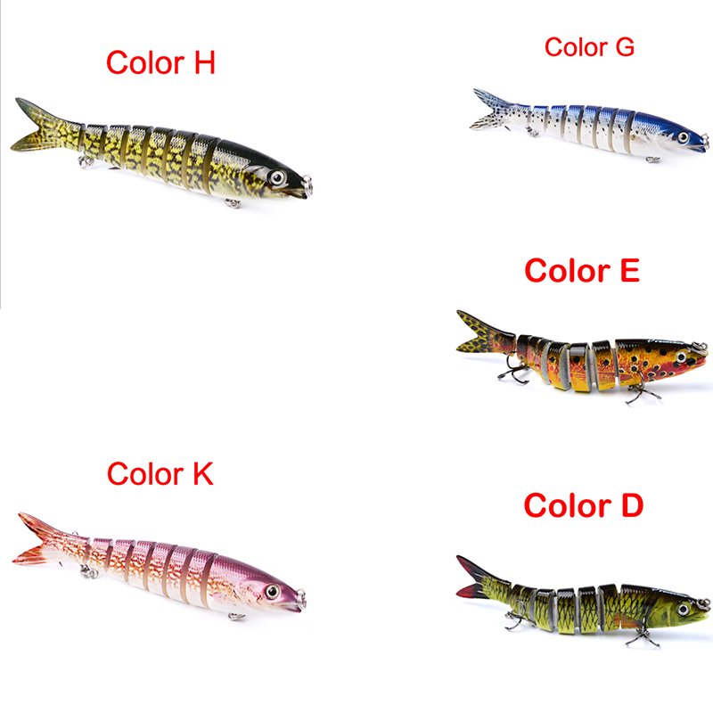Pike Fishing Lures Artificial Multi Jointed Sections Hard Bait Trolling Pike Carp Fishing Tools Pike Fishing Lures Artificial Multi Jointed Sections Hard Bait Trolling Pike Carp Fishing Tools