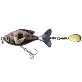Hunting Fish Floating Pencil Propeller Tractor Luya Bait Simulation Hard Bait Wholesale (Option: 03 color OPP bag-Small goldfish)