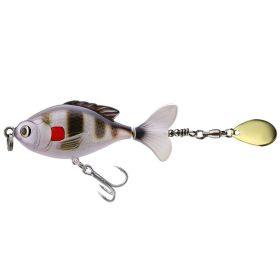 Hunting Fish Floating Pencil Propeller Tractor Luya Bait Simulation Hard Bait Wholesale (Option: 05 color OPP bag-Small goldfish)