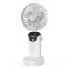 Portable Mini Handheld Fan with LED Screen Display