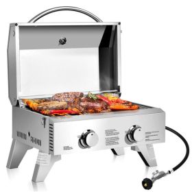 Camping party Picnic Heavy Duty Portable Tabletop BBQ Grill Stove (Type: BBQ Grill, Color: Silver)