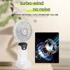 Portable Mini Handheld Fan with LED Screen Display