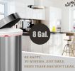Extra Strong Kitchen Trash Bags, Kitchen Drawstring Trash Bags, Lavender Scent, Lemon Scent, Disposable Bin Bag, Drawstring Thickened Garbage Bin Bags