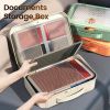1pc Document Storage Bag, Household File Storage Box, Card Holder, Family Important Information, Certificate, Real Estate Book, Receipt Storage Box