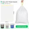 Extra Strong Kitchen Trash Bags, Kitchen Drawstring Trash Bags, Lavender Scent, Lemon Scent, Disposable Bin Bag, Drawstring Thickened Garbage Bin Bags