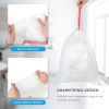 Extra Strong Kitchen Trash Bags, Kitchen Drawstring Trash Bags, Lavender Scent, Lemon Scent, Disposable Bin Bag, Drawstring Thickened Garbage Bin Bags